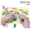 DIY sand art painting cards children handcraft toy